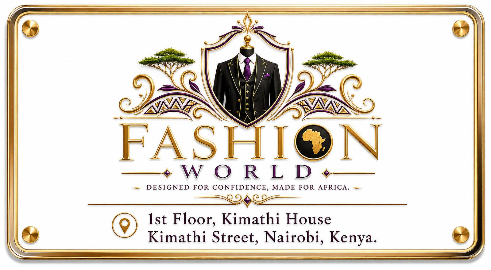 FASHION WORLD Nameplate